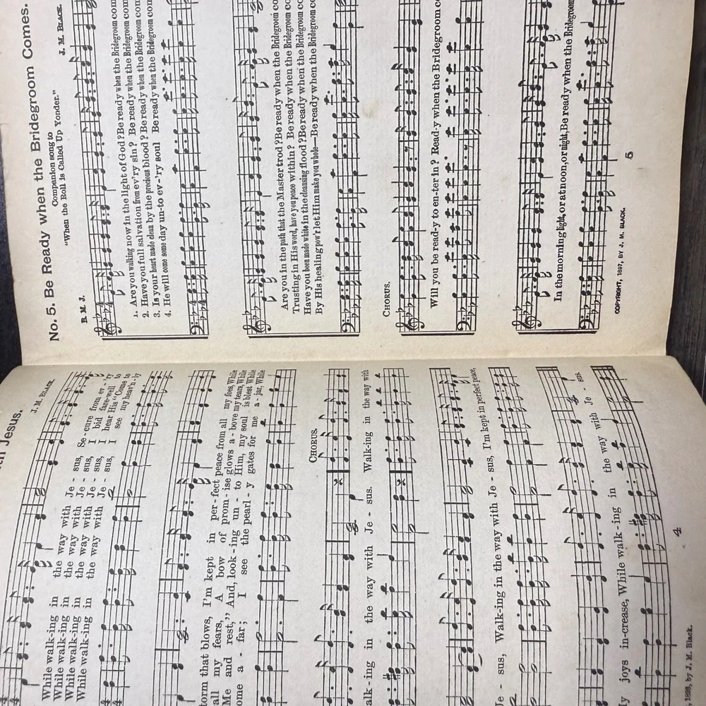 The Chorus of Praise James M Black Vintage‎ Music Book 1907 Antique